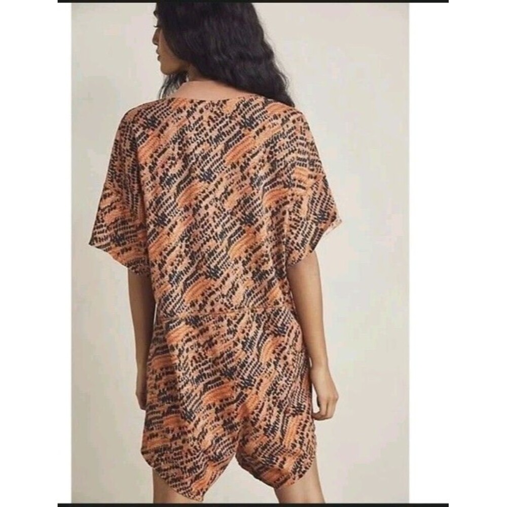 Intimately Free People Why Not Romper Printed Brown Multi Women's S Loose Fit - Picture 6 of 13